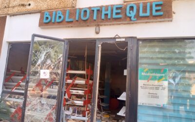 Institut français de Ouagadougou: constat des dégâts par la presse