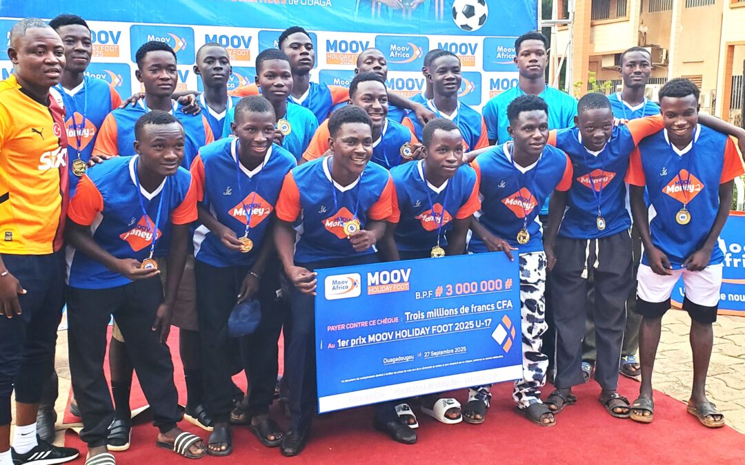 ZONE 6 FC: vainqueur du tournoi Moov Holiday Foot 2025 remporte 3 millions